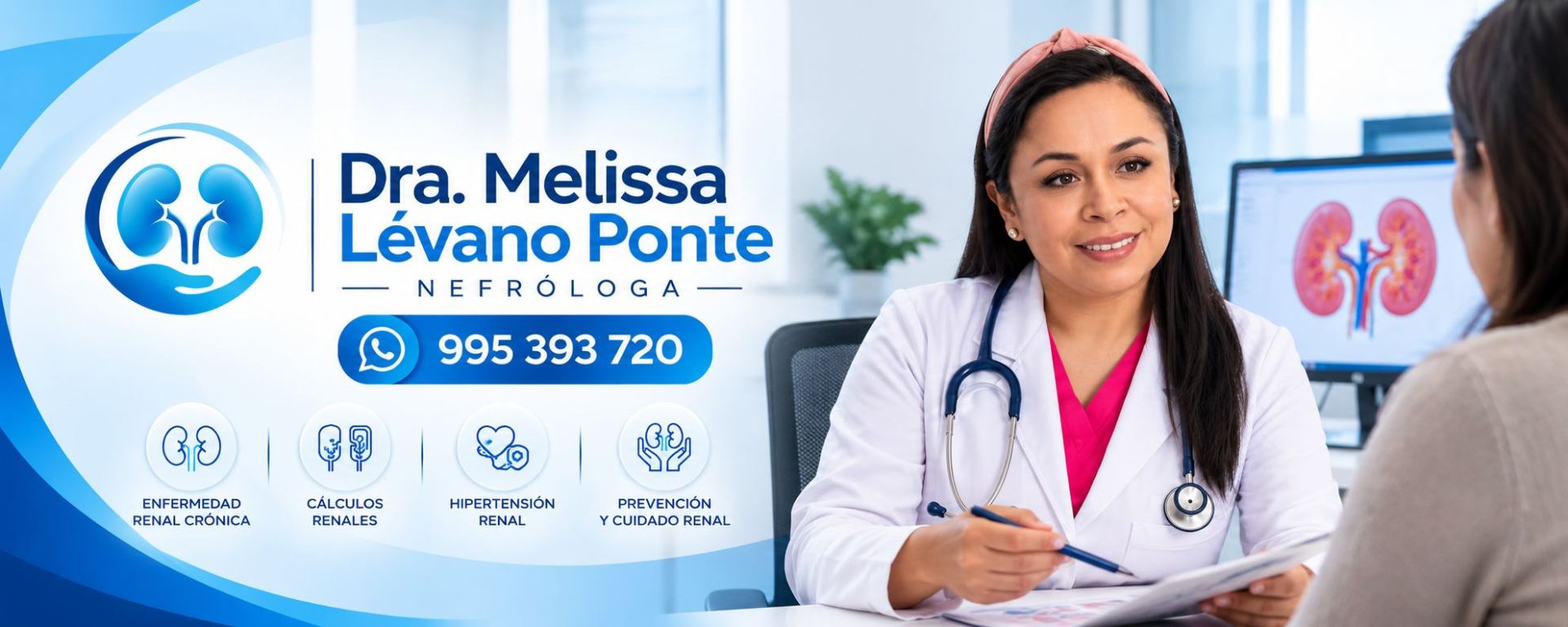 Consulta nefrológica con Dra. Melissa Lévano Ponte