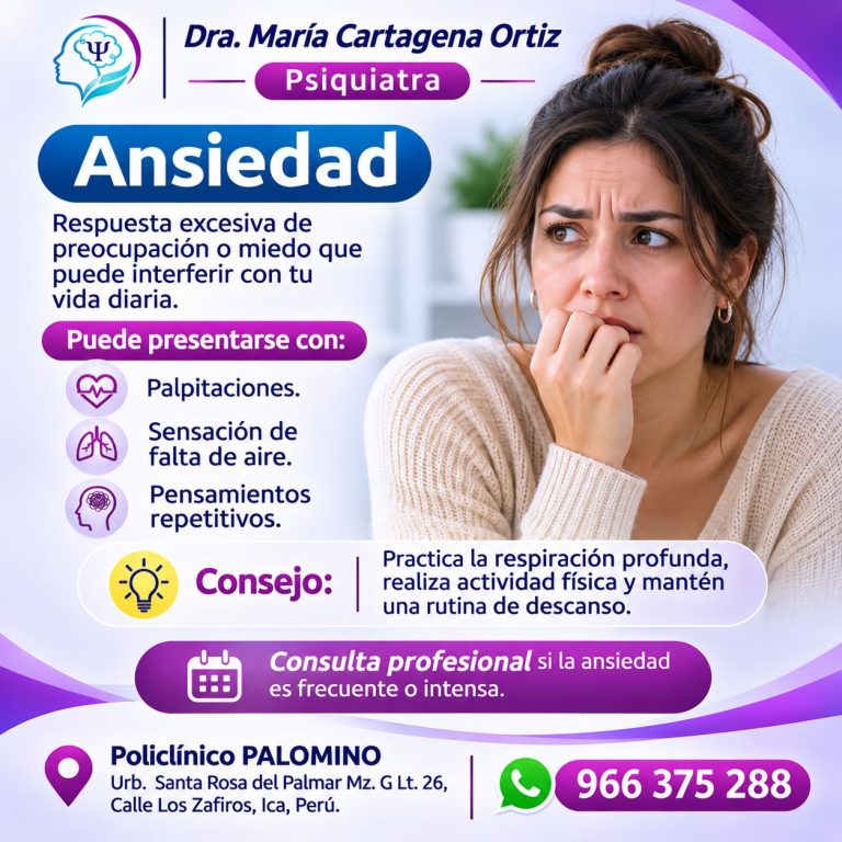 Infografía sobre ansiedad y bienestar mental