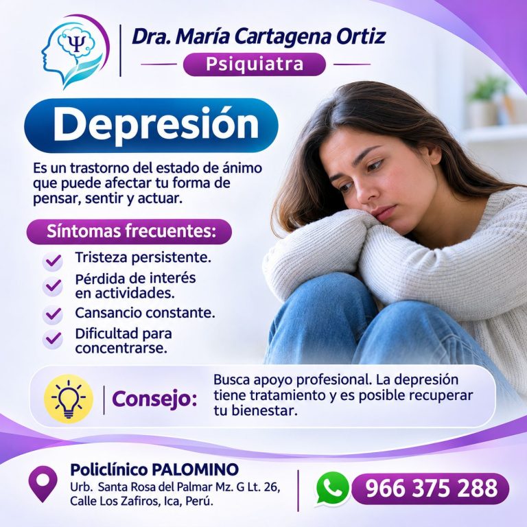 Infografía sobre la depresión y su tratamiento